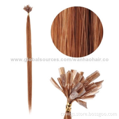 Prebonded Italian Keratin U-tip Remy Human Hair Extensions